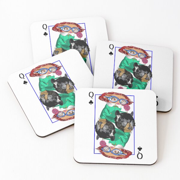 Item preview, Queen of clubs designed and sold by Whimsy Trail Co.