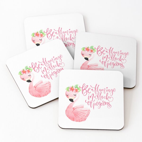 Item preview, A Fine Feathered Flock of Flamingos designed and sold by WinnieMae44.