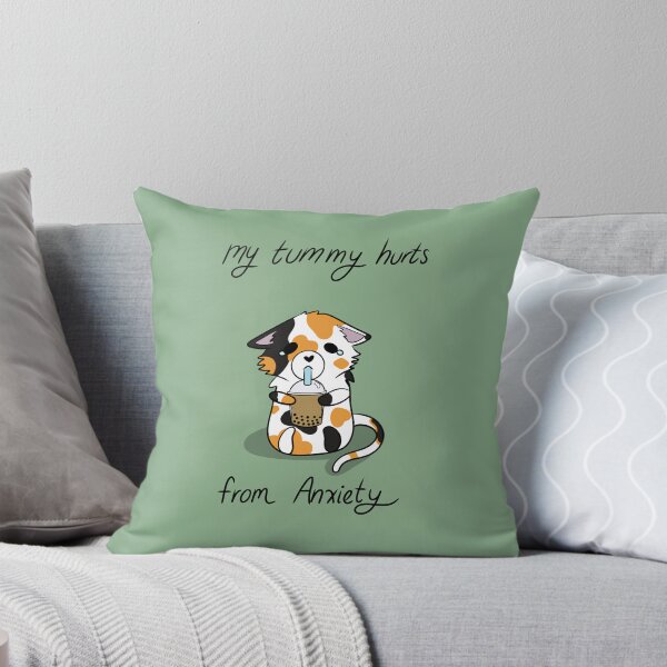 Item preview, Boba Tummy Hurts - Anxiety Edition designed and sold by PawfectDoodles.