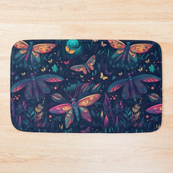 Item preview, Neon Night Moths designed and sold by TheCraftinista.