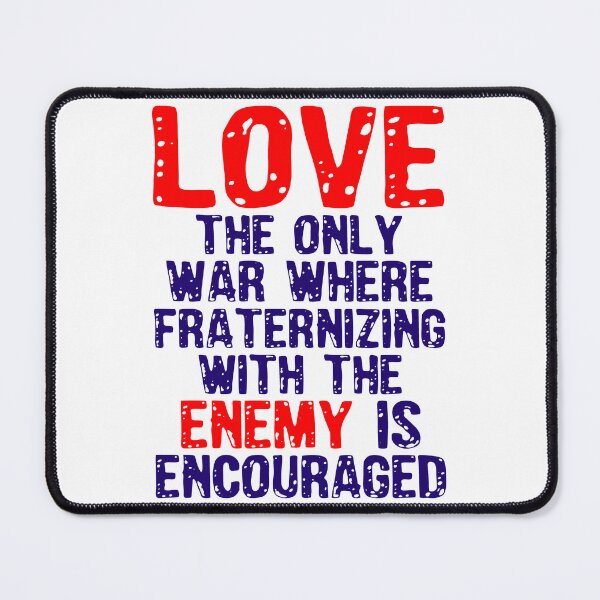 Item preview, Love is a Battlefield | Funny Love and Romance Design designed and sold by Dancing Dolphin Crafts.
