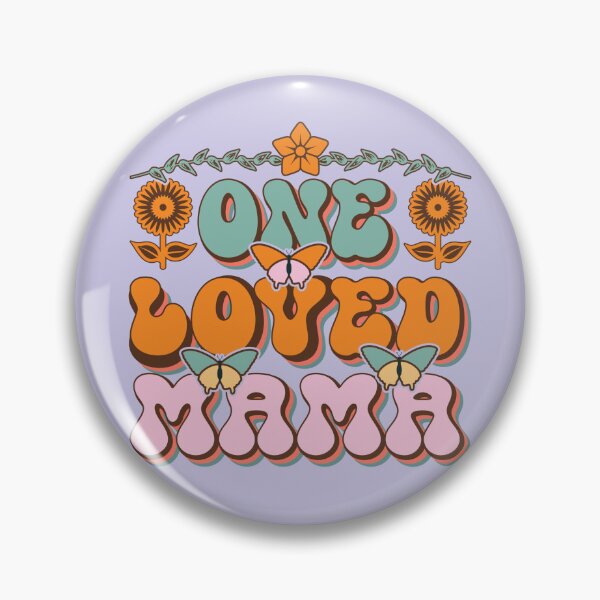 Item preview, Retro one loved Mama Mother's Day illustration designed and sold by Acim0.