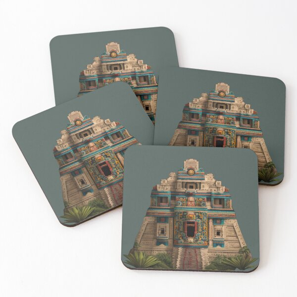 Item preview, Chichen Itza monument Mayan ruins temple designed and sold by Tio-Tecun.