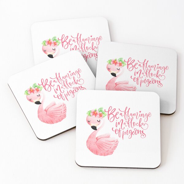 Item preview, A Fine Feathered Flock of Flamingos designed and sold by WinnieMae44.