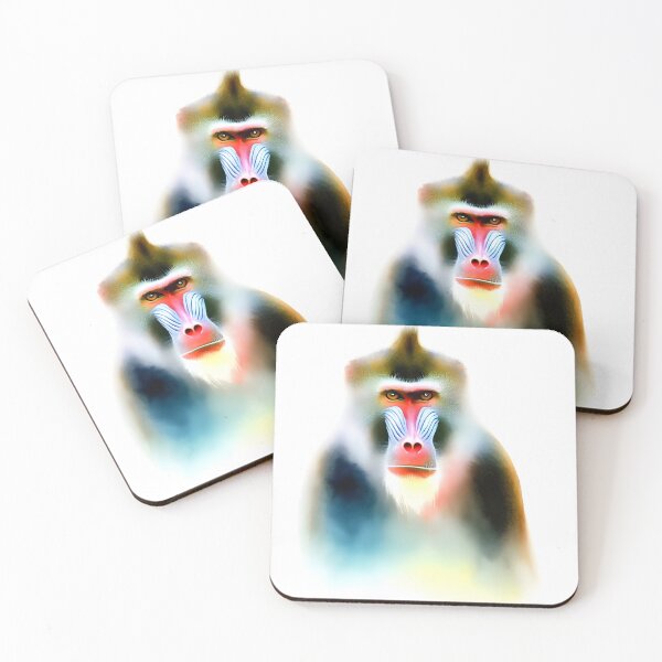 Item preview, Mandrill in Watercolor designed and sold by StyleSyndicatio.