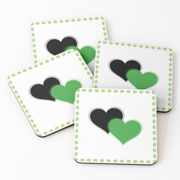 Item preview, Aromantic Hearts Patch / Aromantic Pride Colors designed and sold by MaddieMade.