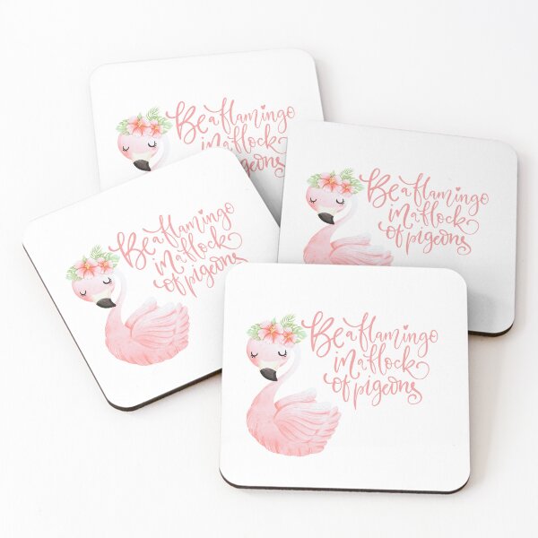 Item preview, A Fine Feathered Flock of Flamingos designed and sold by WinnieMae44.