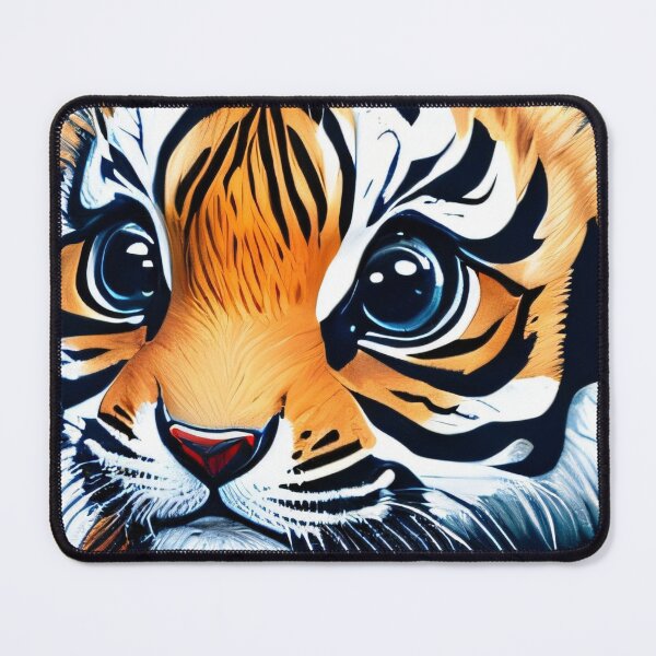 Item preview, Cute Tiger 001 designed and sold by ElectraW.