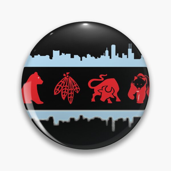 Item preview, Chicago Flags with Teams and Skyline designed and sold by lundyemely.