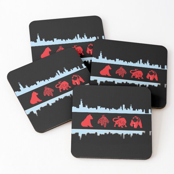 Item preview, Chicago Flags with Teams and Skyline designed and sold by lundyemely.