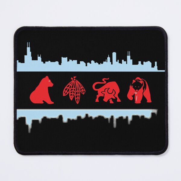 Item preview, Chicago Flags with Teams and Skyline designed and sold by lundyemely.