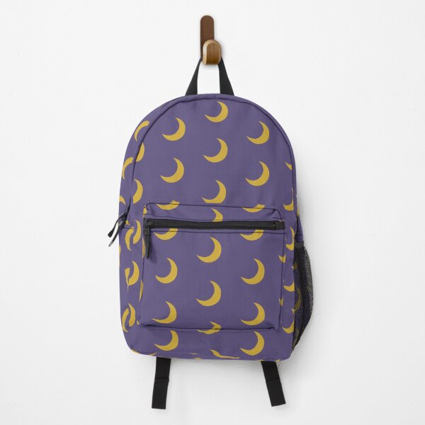 Item preview, Yellow crescent moon pattern light purple background designed and sold by Fyleth.