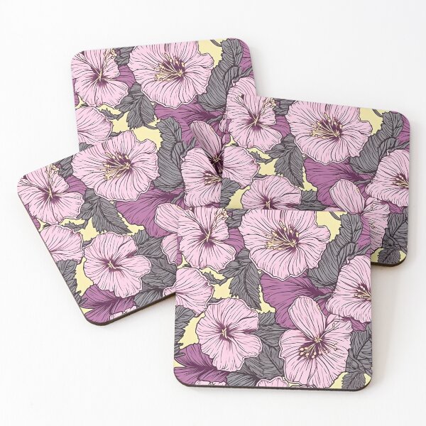 Item preview, Malva Sylvestris flowers Pattern designed and sold by BALTHAZAR-DG.