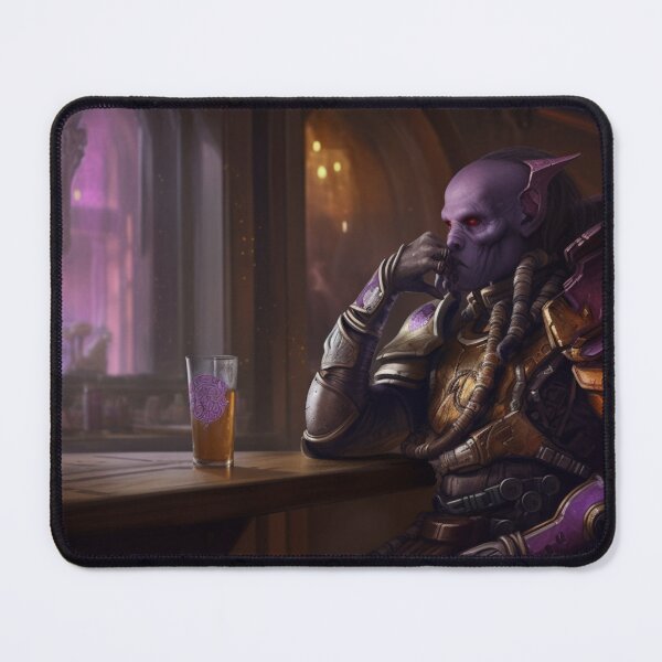 Item preview, Brooding dark elf at the bar designed and sold by WarHaven.