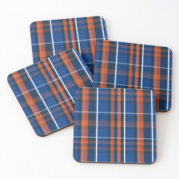 Artikelvorschau, Orange und blaues Plaid entworfen und verkauft von Ilze Lucero.