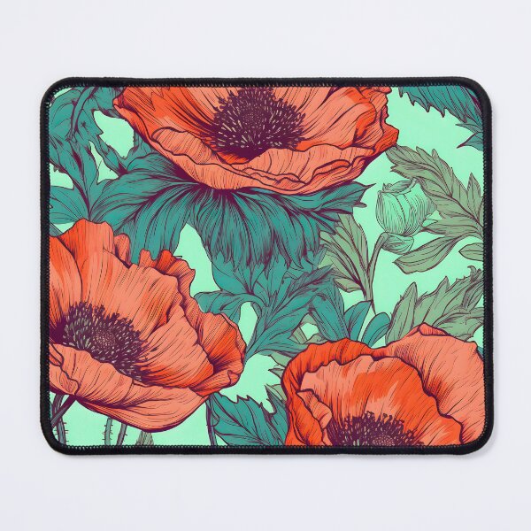 Item preview, Poppy Flowers Pattern designed and sold by BALTHAZAR-DG.
