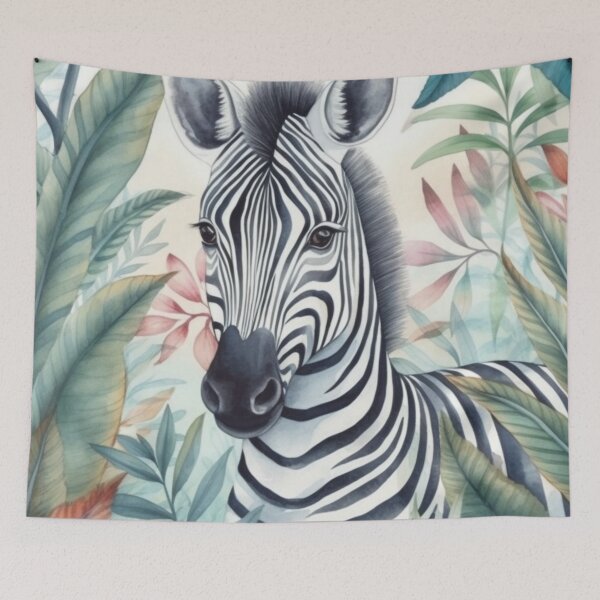 Item preview, Baby Nursery Wall Decor Zebra Print designed and sold by Dani Ashbury.