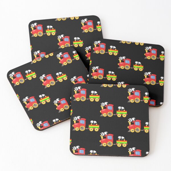 Item preview, Toy Train With Pandas Gift Idea Motif designed and sold by OlenReyno.