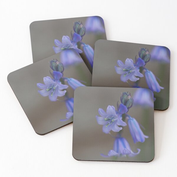 Item preview, Bluebell Flower Over Natural Soft Grey  designed and sold by Joy Watson - Natural Light Photography .