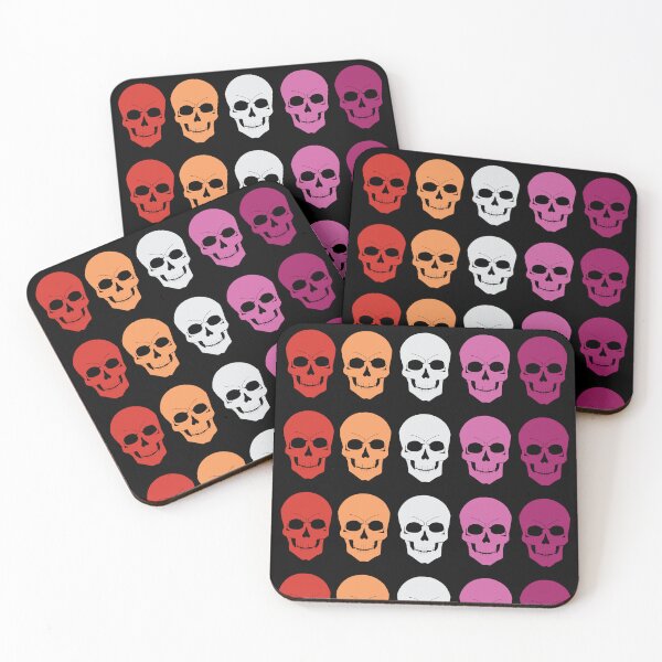 Item preview, Gothic Skulls Lesbian Pride 5 designed and sold by TheirChoice.