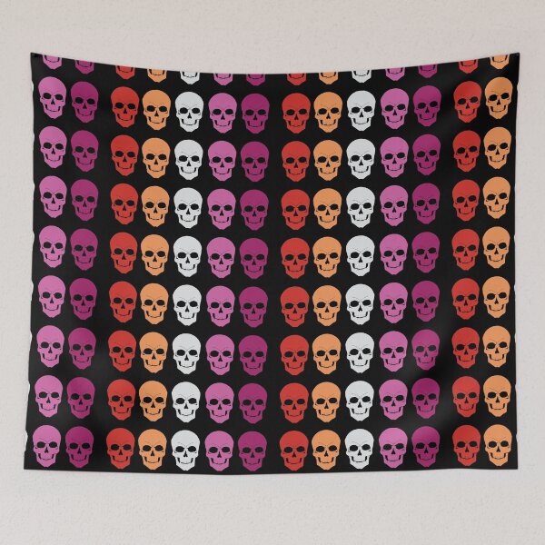 Item preview, Gothic Skulls Lesbian Pride 5 designed and sold by TheirChoice.