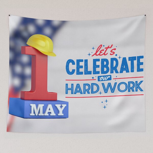 Item preview, International Labour Day, Let's Celebrate Our Hard Work designed and sold by murahbanget.