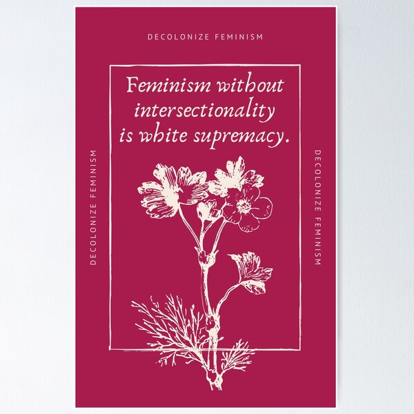 Aperçu de l'œuvre Décoloniser le féminisme créée et vendue par muchachafanzine.