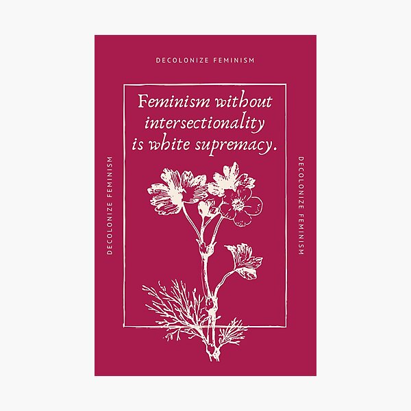 Item preview, Decolonize Feminism designed and sold by muchachafanzine.