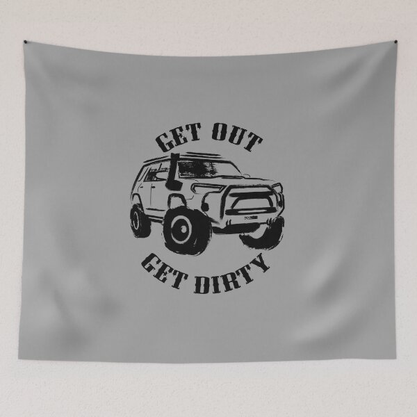 Item preview, Toyota 4runner Get Out Get Dirty designed and sold by JustStrokes.
