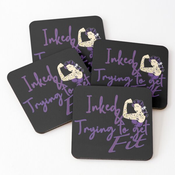 Item preview, Inked and Trying to Get Fit designed and sold by Tiffany Bumgardner.