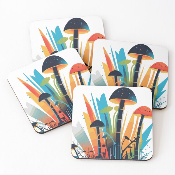 Item preview, Universe Psychedelic Mushrooms | Vibrant Fungi | Nature's Palette" designed and sold by mindexploration.