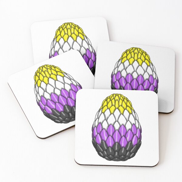 Aperçu de l'œuvre Nonbinary Pride Dragon Egg créée et vendue par SentABear.