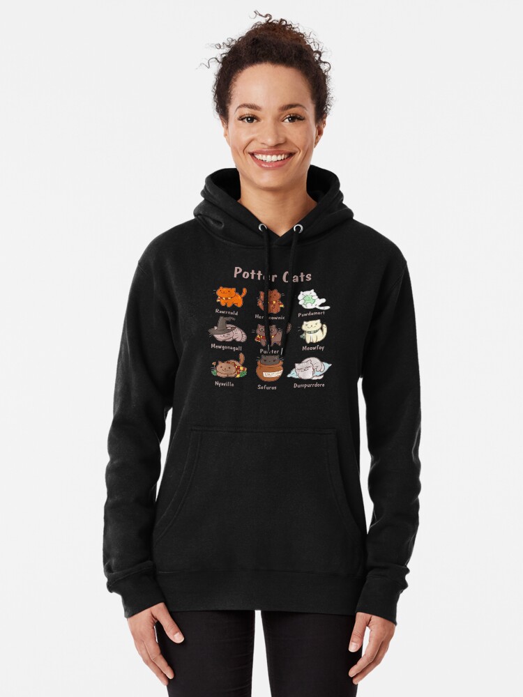 Potter Cats T-Shirt, Funny Gifts For Cat Lovers Tshirt Potter Cats T-Shirt, Funny Gifts For Cat Lovers Tshirt