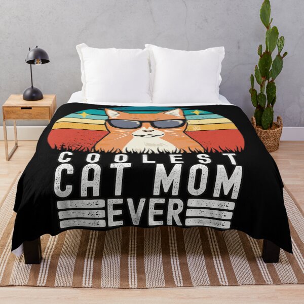 Item preview, Coolest Cat Mom EVER, Cat Mama shirt, Cat lover shirt designed and sold by Golden Turtle Studio.
