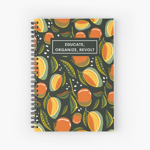 Artikel-Vorschau von Educate Organize Revolt Notebook, designt und verkauft von muchachafanzine.