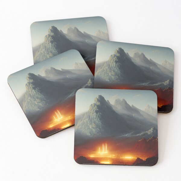 Item preview, Golden City In The Mountains designed and sold by Muradi-tterns.