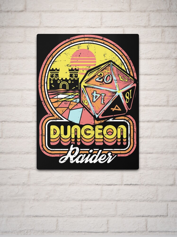 Thumbnail 2 of 4, Metal Print, Dungeon Raider designed and sold by artlahdesigns.