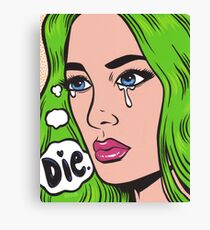 Die Comic Girl Canvas Print