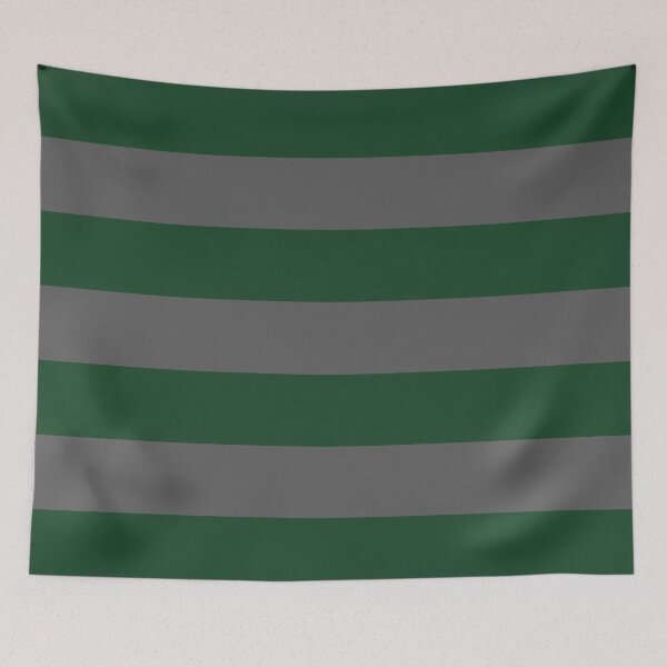 Item preview, Salazar Snake House Colours Green and Silver Broad Stripes Uniform designed and sold by ArtCounts.