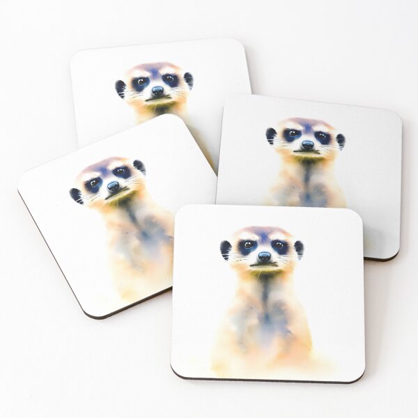 Item preview, Meerkat in Watercolor designed and sold by StyleSyndicatio.