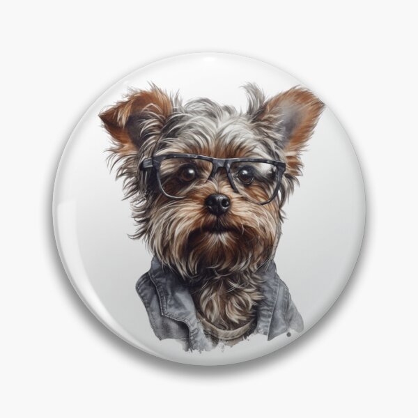 Artikelvorschau, Yorkie Hundebrille im Urlaubsmodus entworfen und verkauft von CustomDC.