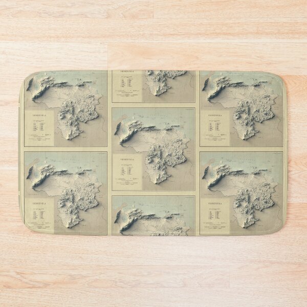 Item preview, 1948 Venezuela Relief Map 3D digitally-rendered designed and sold by ThinkAboutMaps.
