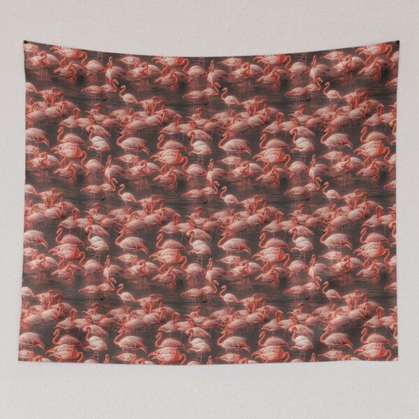 Item preview, flamingos in Water Detailed Pattern III designed and sold by Leo Rolph.