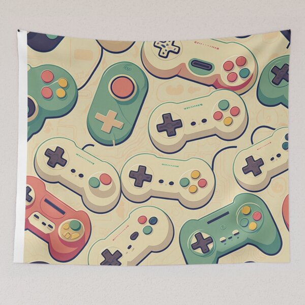 Artikelvorschau, Gamer-Muster entworfen und verkauft von UrbanChillz.
