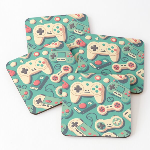 Item preview, Gamer Controllers Pattern designed and sold by UrbanChillz.
