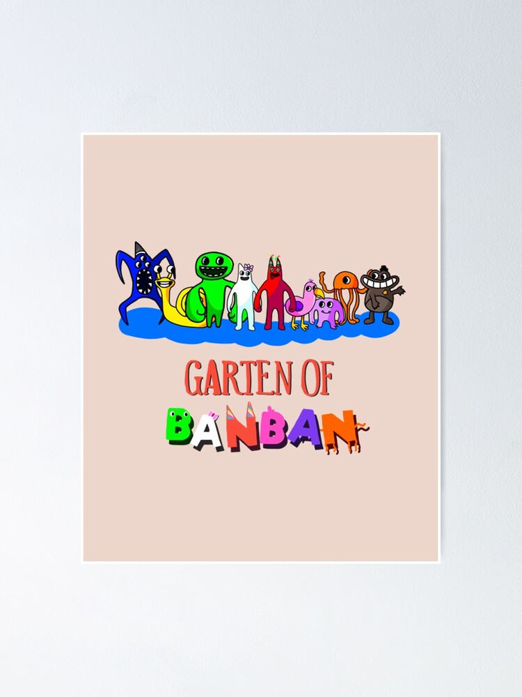 Garten of Banban updated characters  Poster for Sale by