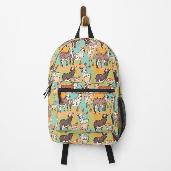 Item preview, Pygmy Goat Art | Vibrant Retro Pattern designed and sold by Retro-ArtDeco.