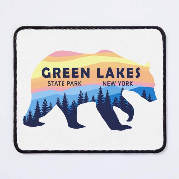 Item preview, Green Lakes State Park New York Bear designed and sold by VanyaKar.