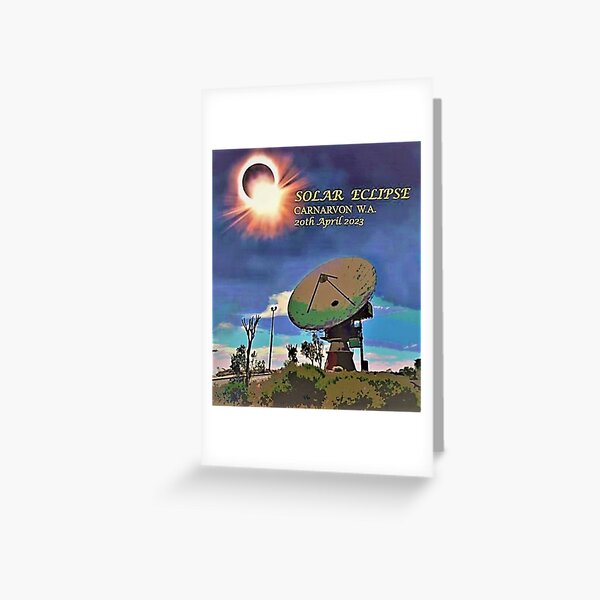 Item preview, Solar Eclipse Carnarvon 2023 designed and sold by bluegumleaf.