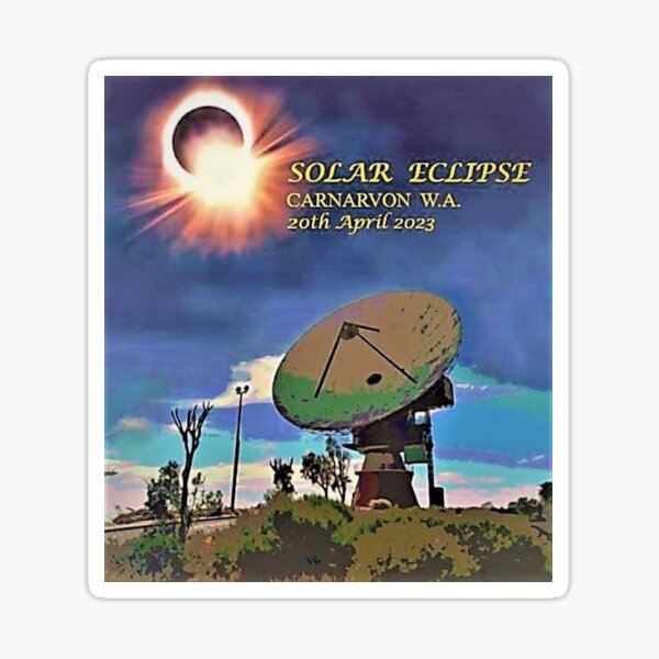 Item preview, Solar Eclipse Carnarvon 2023 designed and sold by bluegumleaf.